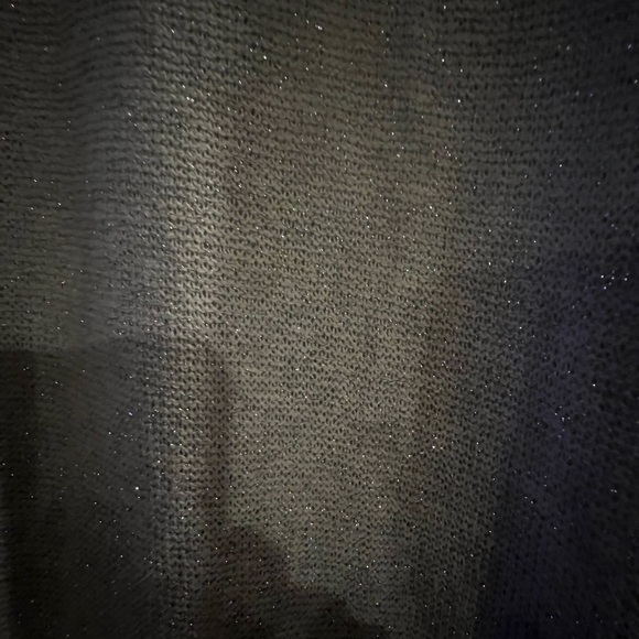 Silver stretch, no zipper skirt - Picture 2 of 2